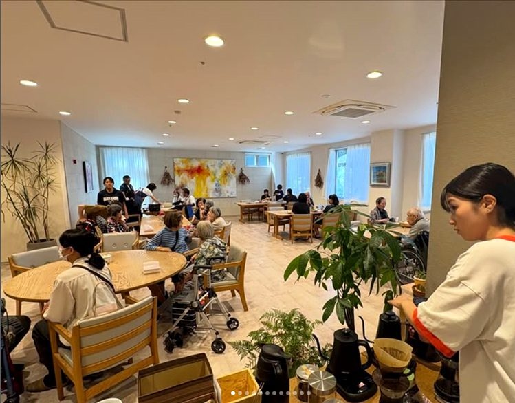 地域の人が集まる施設のようす